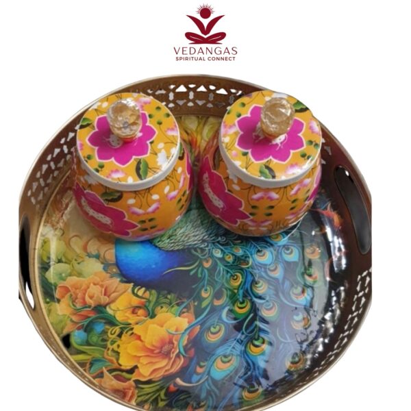 Kamdhenu Jar & Tray Set - Image 2