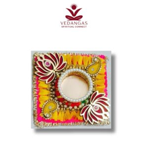 Lotus Pearl Diya Holder