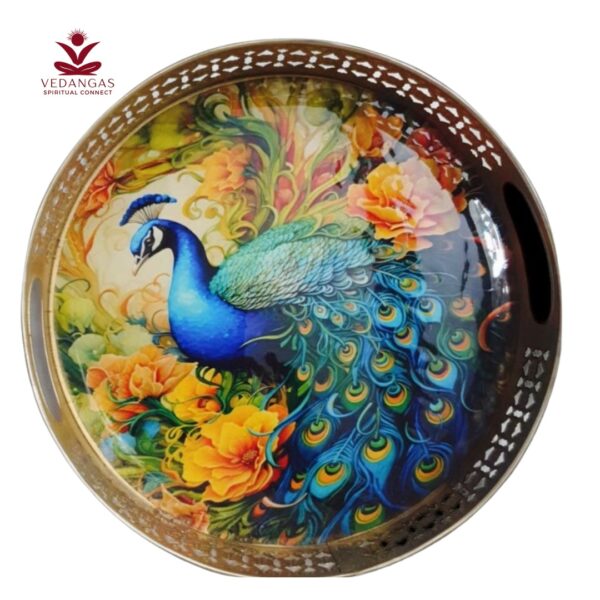 Peacock Art Tray