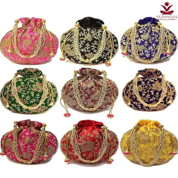 Embroidered Potli Bag - Image 2