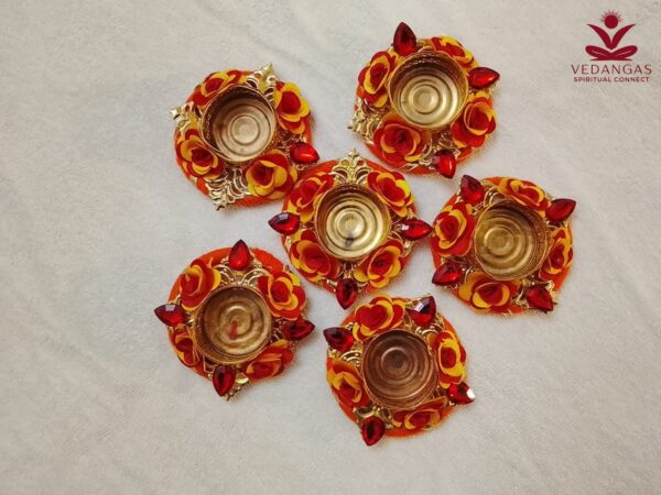 Floral Tealight Diyas