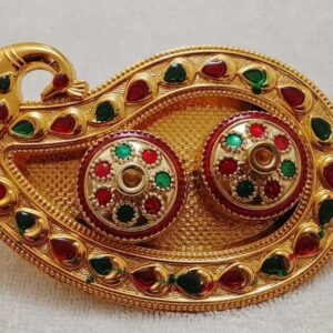 Golden Meenakari Mayur Thali