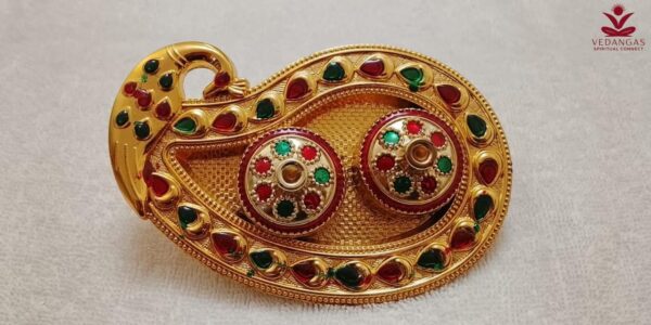 Golden Meenakari Mayur Thali